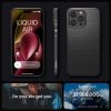 Etui Spigen Liquid Air do iPhone 15 Pro – Czarny Matowy (Matte Black)